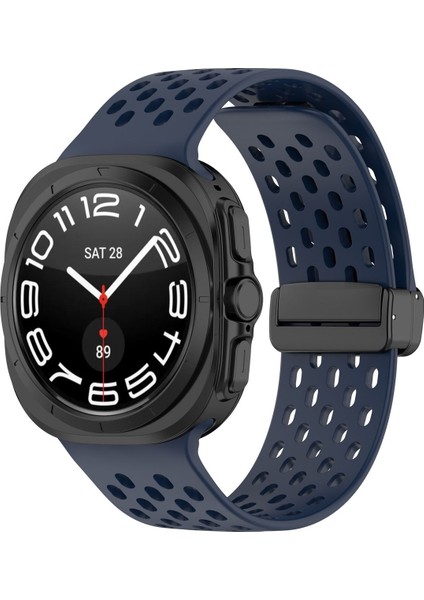 Samsung Galaxy Watch Ultra 47MM Kordon Kayış Silikon Mıknatıslı D-Buckle fiyatları