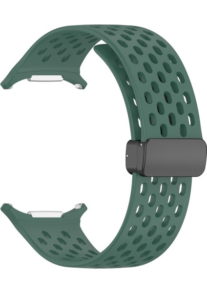 Samsung Galaxy Watch Ultra 47MM Kordon Kayış Silikon Mıknatıslı D-Buckle