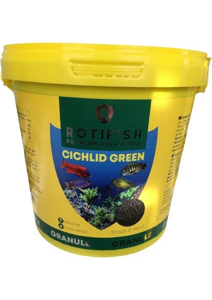 Cichlid Green Small (Otçul – 1mm) 4kg