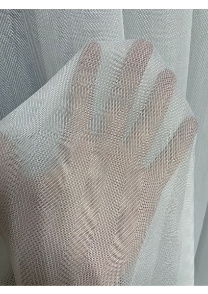 Balıksırtı 1'e 2 Seyrek Pileli Düz Tül Perde fırsatları