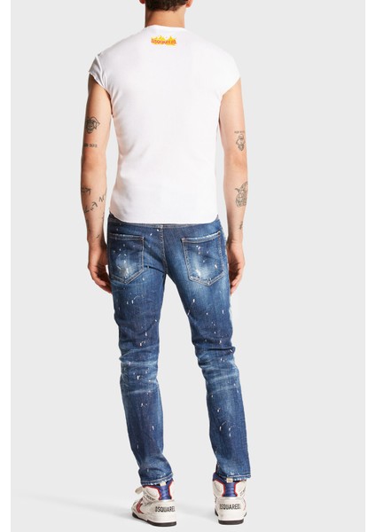 Streç Pamuklu Skinny Fit Jeans Erkek Kot Pantolon S71LB1412 S30872 470 fiyatları