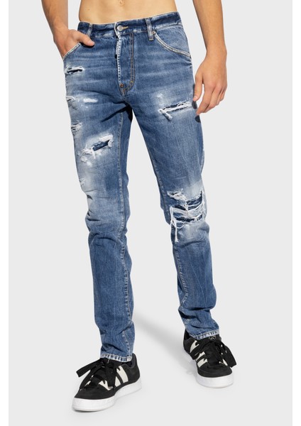 Logolu Pamuklu Skinny Fit Jeans Erkek Kot Pantolon S74LB1436 S30309 470 modelleri