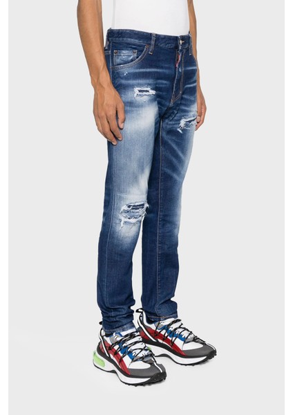 Streç Pamuklu Skinny Fit Jeans Erkek Kot Pantolon S74LB1452 S30663 470 modelleri