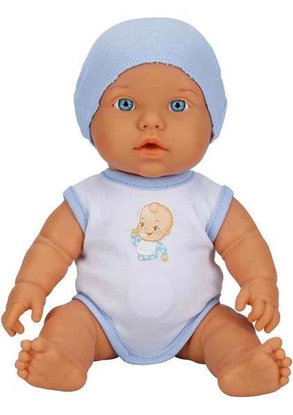 Bebelou Bebek Seti Bakım Zamanı Sesli Gülen Ağlayan 32 cm 38239 Mavi