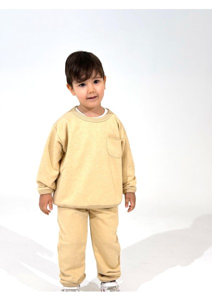 Oversize Üç Iplik Mevsimlik Çocuk Eşofman Takım(Şardonsuz) modelleri