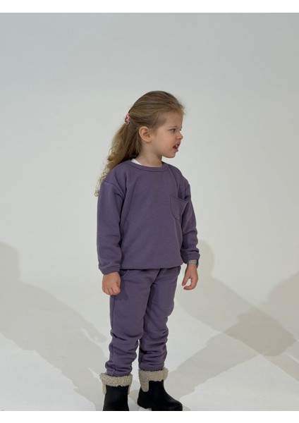 Oversize Üç Iplik Mevsimlik Çocuk Eşofman Takım(Şardonsuz) fırsatları