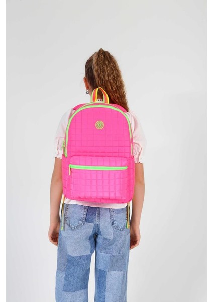 Quilted Sırt Çantası Pink K1771 fiyatları
