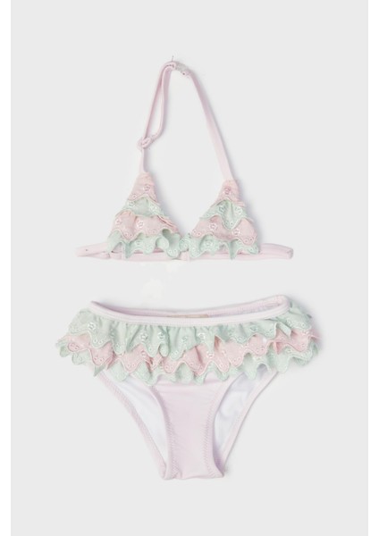 Bg Store Kız Bebek Desenli Bikini