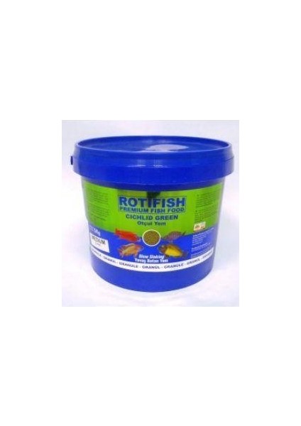 Cichlid Green Medium Yavaş Batan (2mm) 4kg