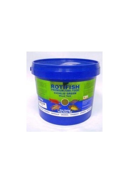 Cichlid Green Medium Yavaş Batan (2mm) 4kg
