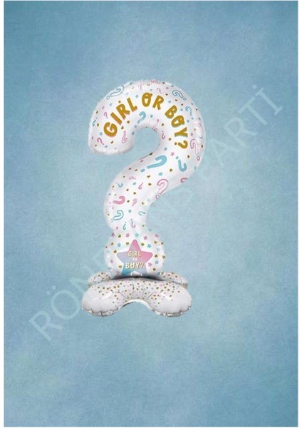 Ayaklı Girl Or Boy Folyo Balon