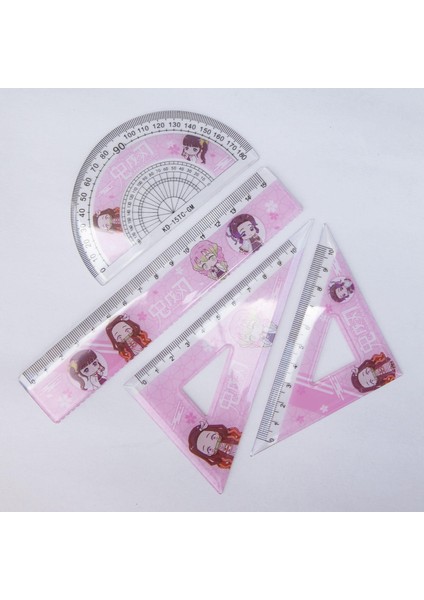 Demon Slayer Nezuko Cetvel Set