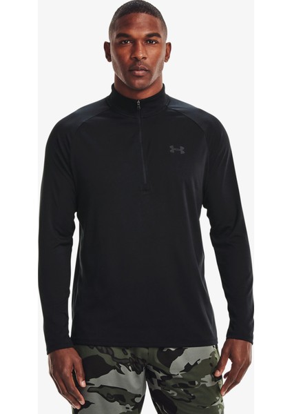 Under Armour Tech 2.0 1/2 Zipped Erkek Siyah Günlük SWEATSHIRT.001