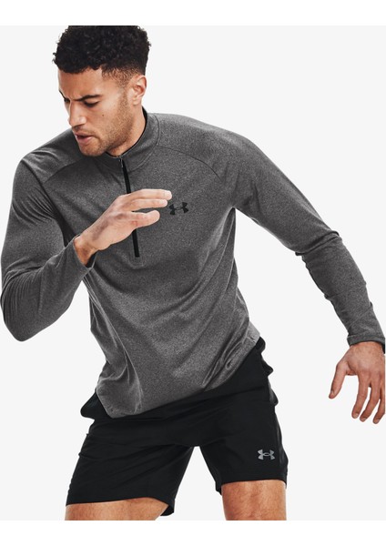 Under Armour Tech 1/2 Fermuarlı Erkek Gri Günlük SWEATSHIRT.090