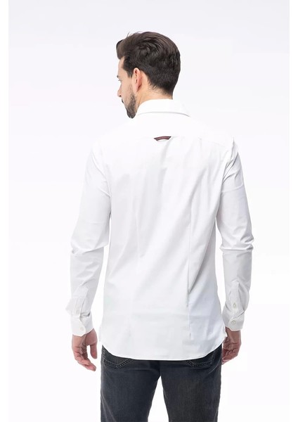 Erkek Ls Sunset Tech Beyaz Gömlek modelleri