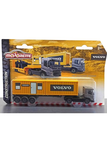 1:87 Volvo Fmx Construction Container Taşıyıcı Küçük Boy Metal Model