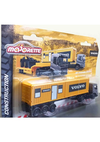 1:87 Volvo Fmx Construction Container Taşıyıcı Küçük Boy Metal Model