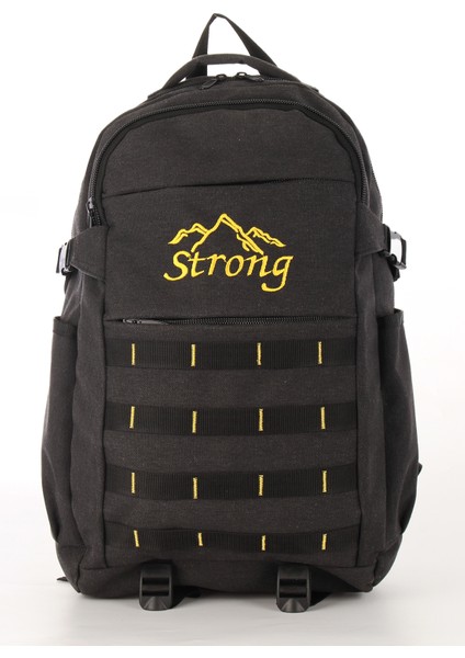 Strong Bag Strong Unisex Kanvas Kumaş Laptop Bölmeli Outdoor Sırt Çantası Dağcı Sırt Çantası