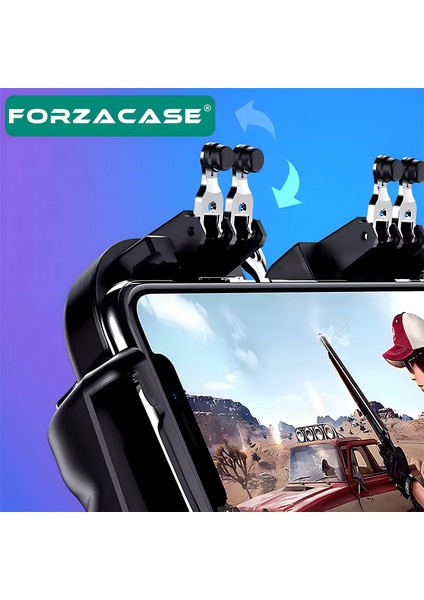 Apple iPhone x -Xr -Xs -Xs Max ile Fansız Uyumlu Telefon Oyun Kolu Pubg Tetik Düğmesi - FC516