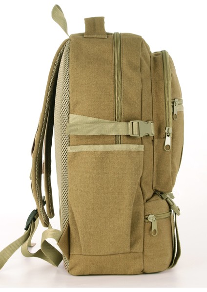 Strong Unisex Kanvas Kumaş Laptop Bölmeli Outdoor Sırt Çantası Dağcı Sırt Çantası ESCP01 modelleri