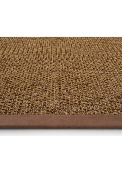 Kyoto Art 02 Hasır Dokulu Balkon Halısı Ithal Sisal Halı Yolluk Bordürlü Mutfak Halısı