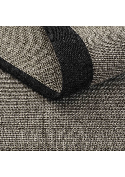 Lüksemburg Art 01 Hasır Dokulu Balkon Halısı Ithal Sisal Halı Yolluk Bordürlü Mutfak Halısı