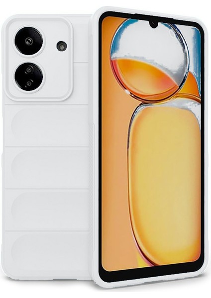 Xiaomi Redmi 13C Kılıf Optimum Lens Çerçeveli Silikon Kapak