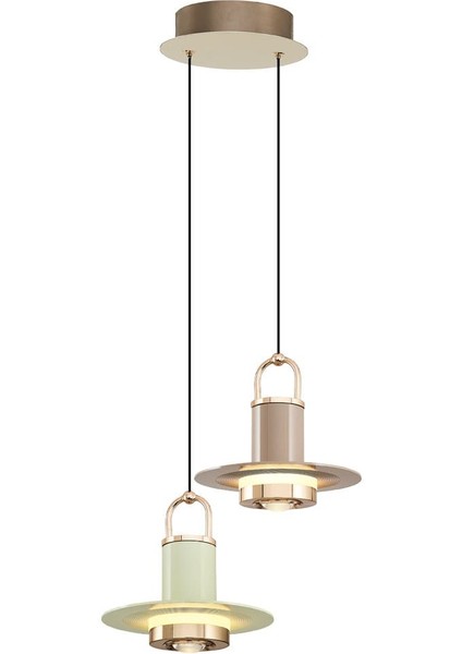 2821-2A-28 Marina 2'li Sarkıt (Beyaz-Krem) Mixed