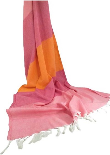 Peştemal Banyo Plaj Havlusu Pembe Pamuklu Banyo Havlu 90 cm x 180 cm fiyatları