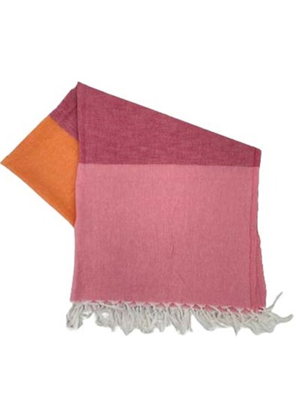 Peştemal Banyo Plaj Havlusu Pembe Pamuklu Banyo Havlu 90 cm x 180 cm fırsatları