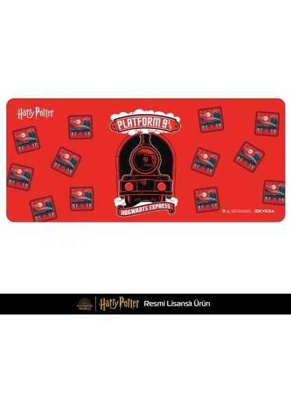 Harry Potter Hogwarts Express Platform 9 Kırmızı Xxl Mousepad (90×40)