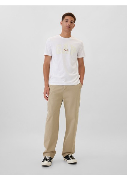 Erkek Beyaz Everyday Soft Gap Logo T-Shirt fırsatları