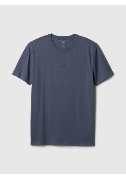 Erkek Koyu Mavi Everyday Soft Gap Logo T-Shirt