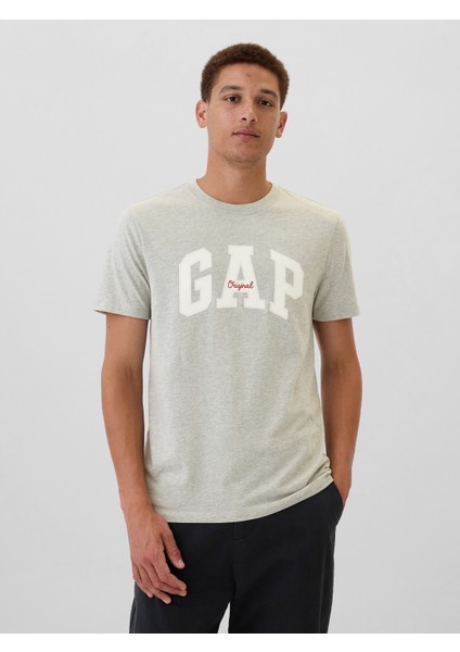 Erkek Gri Everyday Soft Gap Logo T-Shirt