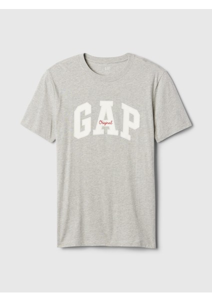 Erkek Gri Everyday Soft Gap Logo T-Shirt