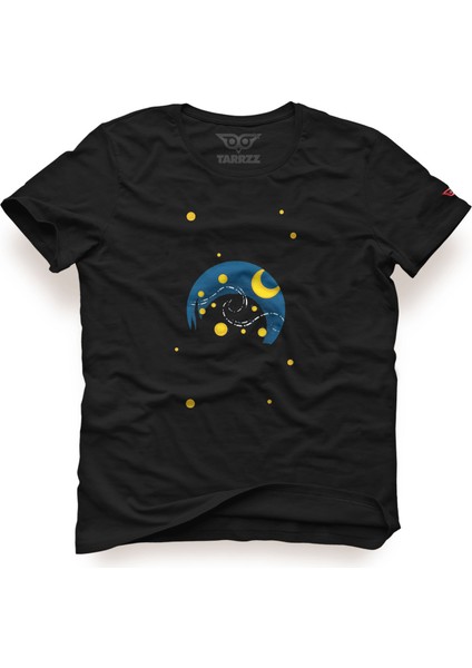 Lunar Glow Tasarım T-Shirt tasarım Baskılı T-Shirt