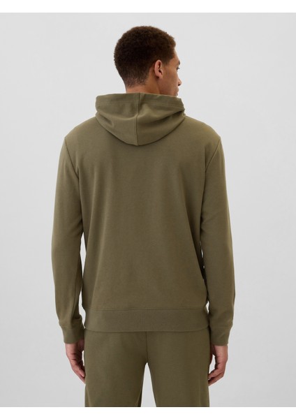 Erkek Haki Gap Logo Fransız Havlu Kumaş Sweatshirt indirimleri