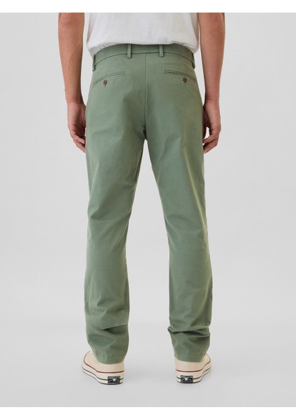 Erkek Haki Gapflex Slim Fit Modern Khaki Pantolon