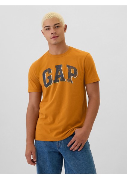 Erkek Turuncu Everyday Soft Gap Logo T-Shirt