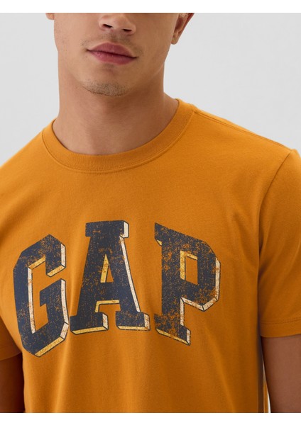 Erkek Turuncu Everyday Soft Gap Logo T-Shirt