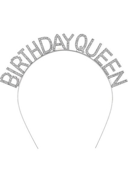 Dippoo.Com Birthday Queen Yazılı Kraliçe Taç