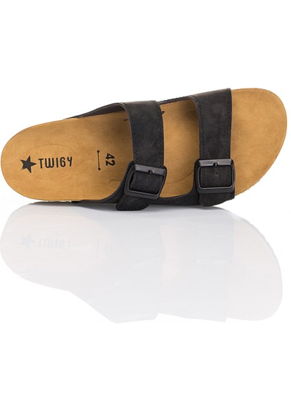 Leo Erkek Terlik Siyah 41/45