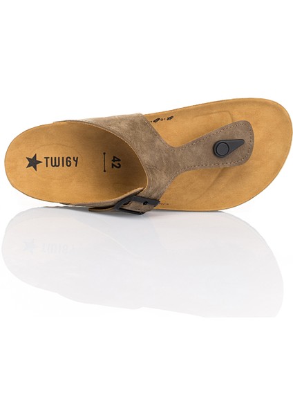 Daniel Erkek Parmak Arası Terlik Vizon 41/45