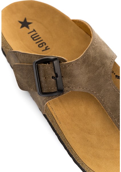 Daniel Erkek Parmak Arası Terlik Vizon 41/45