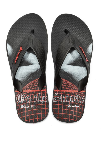 Way Dedo Erkek Parmak Arası Terlik Siyah Kırmızı 39/46 fırsatları