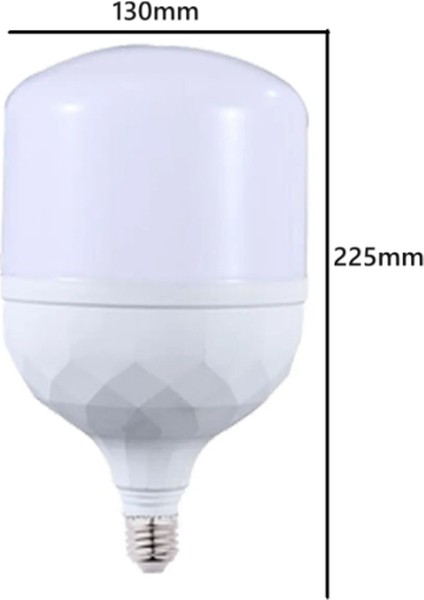 50W Tasarruflu E27 Beyaz Işık Torch LED Ampul-4 Adet