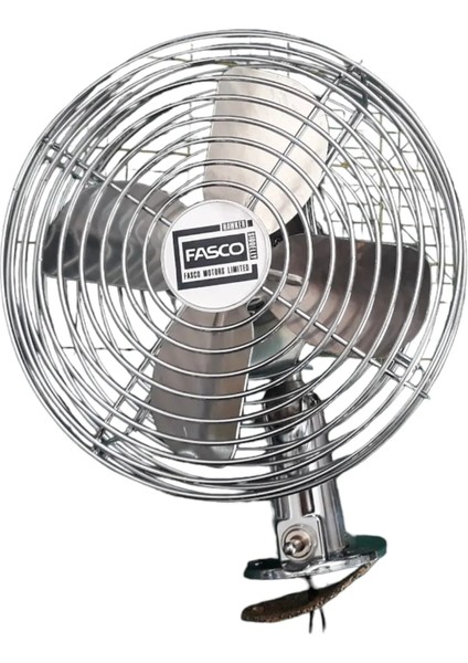 Fasco Araba Fanı Vantilatör Pervane 12VOLT ve 24 Volt Nikel 18 cm Made In Canada