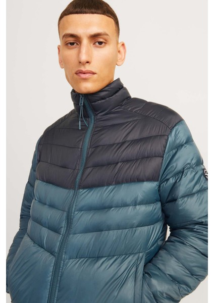 Jjesprınt Puffer Collar Mor Erkek Mont