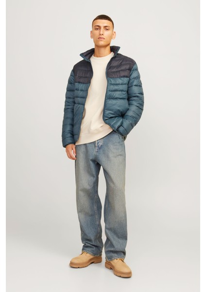 Jjesprınt Puffer Collar Mor Erkek Mont
