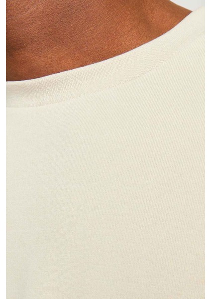 Jjecharge Sweat Crew Neck Bej Erkek Sweatshirt indirimleri